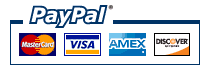 Paypal, Major credit cards accepted